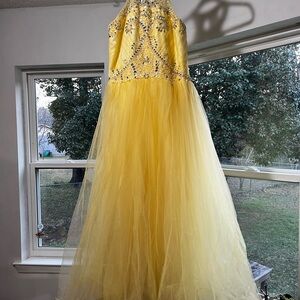 Elegant Yellow Kids Dress